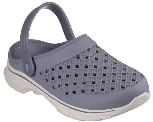 Skechers Foamies Go Walk 7-Ambition - Zuecos para Hombre, Carbón Vegetal, 42 EU