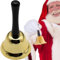 XFLYP Hand Glocke Tischglocke Rezeptionsklingel Tischklingel, Schulglocke, lauter Klang, 12cm hoch, Durchmesser 6,5cm, Für Schule Rezeption, Weihnachtsdeko (1 PCS)