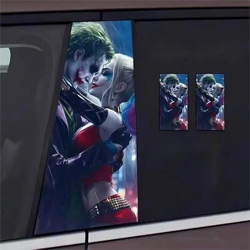 GoYookie Autoaufkleber B-Säule Protektor Wunderschöne Aufkleber Auto Säule Schutz Aufkleber Zweier Set (XC-34)