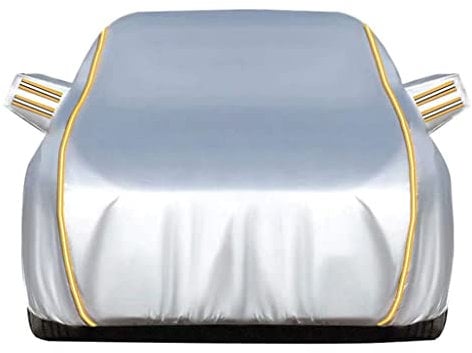 Autoplane für Mini One R52 Cabrio 2004-2008 Autoplane für den Außenbereich, wasserdicht, Regen-, Schnee- und Winddicht Beständige UV-Schutz-Vollplane mit Reißverschluss