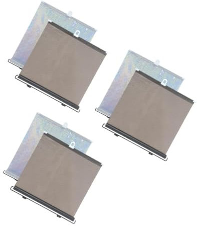 Ciieeo 6pcs Retractable Sun Shade Car Window Blackout Blind Insulated Window Covering Easy Install No Drilling for Office Kitchen Living