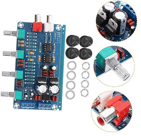 Mikikit Sound Board Amplifier Amplifier Board Volume Control for Home Theater and Diy Speakers Featuring