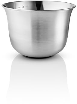 EVA SOLO | Green tools Rührschüssel 2,3 l |Rührschüssel aus Edelstahl mit rundem Boden und hohen Seiten | Brushed steel