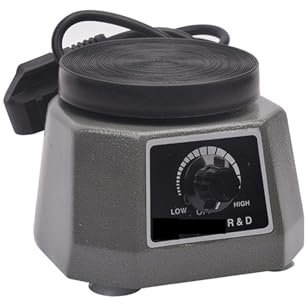 Laborvibrator, Gipsrüttler, runde Platte, kleiner Gips, variable Intensität, Schüttelgeschwindigkeit, einstellbarer Vibrationstisch for Gipsgeräte