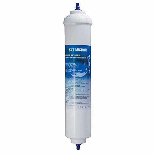 Genuine Microfilter K3, 1 Micron Carbon Block Inline Universal Fridge Filter - Compatible with Samsung, LG, Daewoo, Rangemaster, Beko 1 Filter