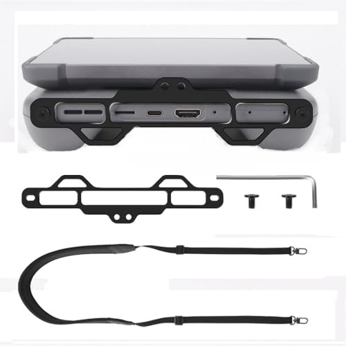 RC Pro 2 Lanyard/Fernbedienungs Halter für DJI Mavic 4 Pro RC Pro 2, Fernsteuerung Lanyard Abnehmbar-freier Aluminium-Querbalken-Halter Adapater Drohne Zubehör (Adapter + Lanyard Gurt)