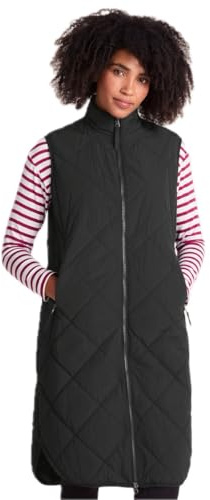 TOG24 Anda Womens Microfleece Zip Gilet, Rain Winter Warmer Outdoor | Bodywarmer, Quilted, Water-repellent finish, DWR coating, Pockets, Relaxed fit, Boxy fit, Outdoors
