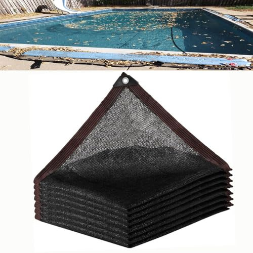 Pool-Laub-Netzabdeckung,Schwimmbadnetz Schwimmbad Schutznetz für Rechteckigen Pool, Gittergewebe Poolabdeckungen Feinmaschig Netz Poolabdeckung Für In Und Oberirdische Pools(3x3m(9.8x9.8ft))