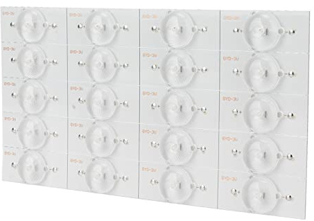 KIMISS 100 Uds. Cuentas de Lámpara LED de 3V para Tiras de Retroiluminación de Filtro de Lente óptica de TV de 32-65 Pulgadas