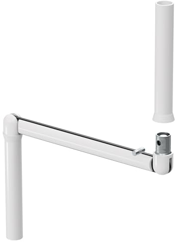 Zalava Poignée de Manivelle pour Volet Roulant à Tringle de ∅12mm | Blanche Poignée pour Barre Volet Roulant/Store Manuel/Motorisé,Compatible avec Manivelle Zurfluh-Feller ZE104,ZE107 et ZE119