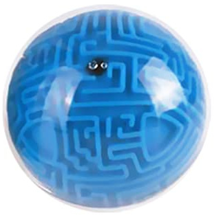 Jorzer Mini 3D Magic Maze Puzzle Ball Cube Spiel Globe Sphere Bulk Labyrinth Spielzeug Denkaufgabe Spiel Lernen Bildung Puzzle Spielzeug Geschenke Rot Einfach und Spiele 3D Maze Ball