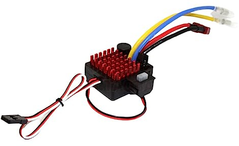 CRDARAAV Wasserdichtes RC Auto 60A ESC RC Geschwindigkeitsregler für TT01 1/10 RC Auto Zubehör