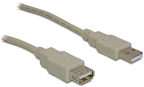 Delock Kabel USB 2.0 Verlängerung A/1, 8m