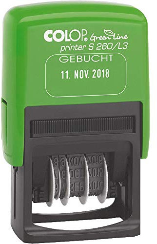 COLOP 127789 Datumstempel green Line Printer S260/L3 GEBUCHT