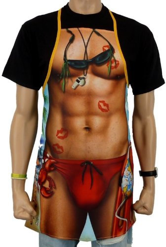 Baywatch Man Fun Kochschürze