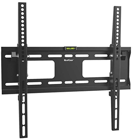 QualGear Universal Low Profile Tilting Wall Mount for LED TV Upto 32-55-Inch - Black