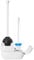 OXO Good Grips Set WC-Bürste und Kolben, Naturkautschuk, Weiß