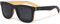 Sonnenbrille Herren und Damen volles Holz | Premium Schwärzer Ahorn Rahmen | Geschwärzte Holzbrille UV400 Gläser | Damen & Herren Sonnenbrille UV Schutz | CE