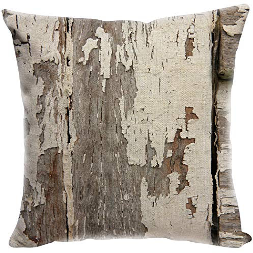 YISUMEI Kissenbezug 40 x 40 cm Home Decor Sofa Werfen Kissenbezüge Pillowcases Gesprenkelte Holz Textur In Old Fashion Style