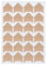 Yesallwas - Adesivi d'Angolo di Carta Kraft, 10 fogli (240 pezzi), Marrone, Angolini Autoadesivi per Foto, Adesivi d'Angolo di Carta Kraft per Scrapbooking Album Fotografico Fai da Te