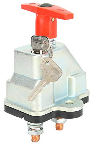 Gorgeri Batterietrennschalter, Universelle Batterie Isolator Schalter Power Disconnect On/Off für Auto Lastwagen 12/24V 250A - Hauptschalter, Master Disconnect Schalter, Auto Batterie An/Aus