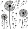 alles-meine.de GmbH Wandsticker Motivwahl Erwachsene & Kinder - 32 TLG. Set - Löwenzahn Blume - Pusteblume - selbstklebend + wiederverwendbar - Wandtattoo - Aufkleber Wandauf..