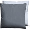 biberna 0636047 Mix & Match Kopfkissenbezug Mako-Baumwoll-Satin 1x 80x80 cm, blau