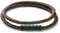 Calvin Klein Lederarmband für Herren Kollektion WRAPPED & BRAIDED Braun - 35000096
