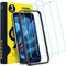 HOOMIL Screen Protector for iPhone 11 and iPhone XR 6.1-Inch, Tempered Glass Film with Alignment Frame, Ultra HD (3-Pack)