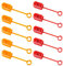 Perfeclan XT60 Männlich Weiblich Stecker Staubschutz Shell Anti Rubber Terminal für RC Flugzeuge, rot und gelb