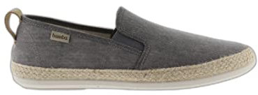 Bamba by Victoria Victoria,ANDRÉ ELÁSTICOS Lona Lavada, Toile Slip-on, Zapatillas Mujer, Gris, 39 EU