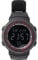 Leandro Lido Unisex Sport Uhr - Digitales 12-Bit-Display mit Stoppuhr, Alarm und Stundensignal-Funktion - Wasserdicht bis 3 ATM - Geeignet für Sport und Freizeit (Vernazza - Schwarz/Rot)