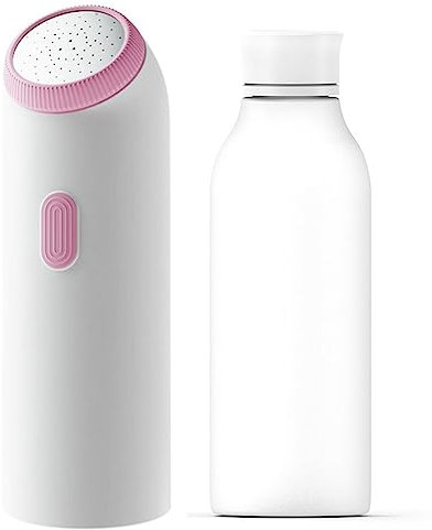 QUTBAG Tragbares Bidet, wiederaufladbares USB-Reise-Bidet-Sprühgerät mit 4 Modi, elektrisches Mini-Hand-Bidet für die hygienische Reinigung von Frauen und Männern, mit 400 ml großer Flasche B pink