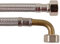Sanitop-Wingenroth Armaturenschlauch für den Anschluss eines Wasserhahns, Verbindungsschlauch Typ 3/8 IG x 3/8 IG x 150 mm, flexibler Anschlussschlauch, um 90° abgewinkelt, 194686