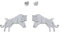 Puma Ohrringe Silber - MEJK Jewellery, Emaille, Silber