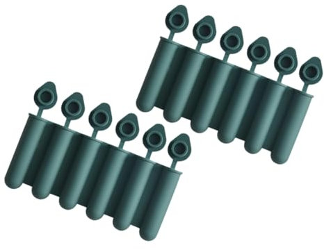 FUNOMOCYA 2pièces Bac à Glaçons Réutilisable Avec Couvercle Pour Whisky Gelée Facile à Démouler Nettoyer