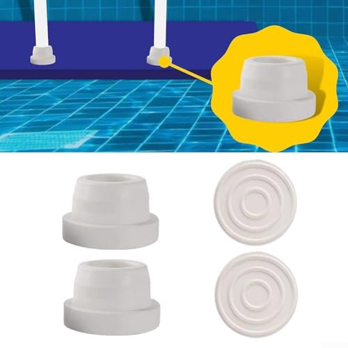 EpheyFIF Poolleiter, Stoßstangen, 2 Stück, Außenpoolleiter, Poolleiter, Gummi-Endkappe, Poolleiter, Gummi-Ende, Poolleiter, Stoßstangen