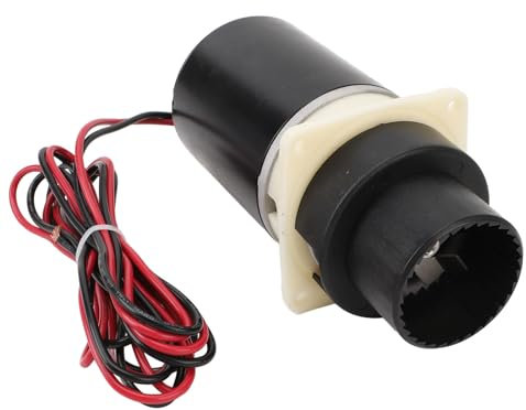 Remplacement pour Jabsco 37072-0092 Marine Designer Series et Kit de Montage de Pompe de Toilette Marine à Chasse D'eau Silencieuse, 12 V, Compatible avec Jabsco 37045, 37245,37055