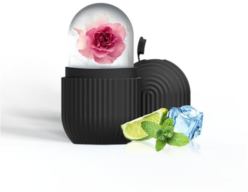 YHDVOYAG Ice Roller Gesicht, Silikon Wiederverwendbares Facial Eisroller für Gesicht und Augen, Anti-Aging Falten Straffen, Pore Verkleinern, Schwellungen Reduzieren, Dunkle Ringe Entfernen