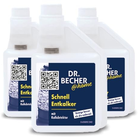 DR.BECHER @home Schnell Entkalker - Sofort einsatzbereit und materialschonend - Mit Kalkdetektor zur schnellen und mühelosen Kalkentfernung - Geeignet
