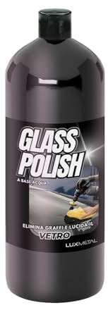 Glaspolitur 1 kg – Glass Politur & Glass Polish mit Ceroxid/Ceriumoxid, Poliermittel gegen Kratzer für Autoglas, Windschutzscheibe, Fenster, Spiegel & Glasoberflächen