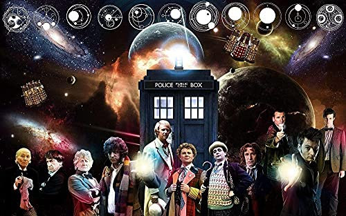 Puzzle für Erwachsene 1000 Teile Doctor Who-Filmpuzzle für Kinder, Lernspielzeug, Denkspiel, Geschenk für Teenager, DIY-Heimunterhaltungsspielzeug, 38 x 26 cm
