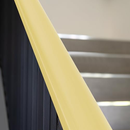 Corrimano in PVC per scale 2 m marrone beige corrimano in plastica con battiscopa cucina ringhiera in gomma resistente per scale