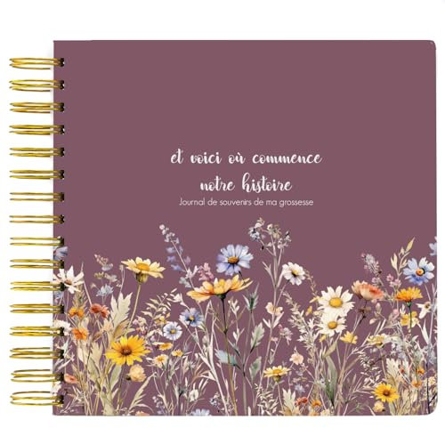 Susiko - Journal de Grossesse, Conçu avec Amour et ici Commence Notre Histoire, un Trésor pour Photos, Notes et Souvenirs, Idéal pour Futures Mamans