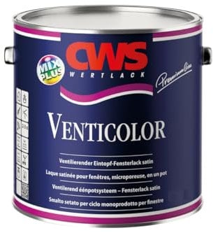 CWS WERTLACK Venticolor 1 L - idealer Wetterschutz für Fenster, Türen und Dachuntersichten im Innen- und Außenbereich.