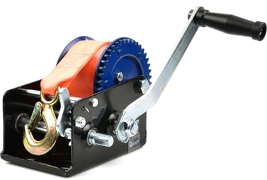 BSD Robuste Handwinde 2500 lbs mit Gusshaken und bidirektionaler Bremse - Ideal für sicheres Heben und Senken schwerer Lasten bis 1133 kg.