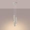 SOLLUX lighting Hängelampe Pendelleuchte Hängeleuchte Deckenlampe Lampe Decke Aluminium LED-Glühbirne 3000K warmes Weiß Licht 3 Flammig 19,5 x 19,5 x 108 cm GLOOW Beige