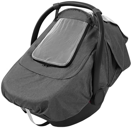 Abdeckung für Autositz für den Winter, winddicht, für Kinderwagen, Reisen, Outdoor, Park, Flugzeug, Garten, Schneesaison, täglicher Gebrauch