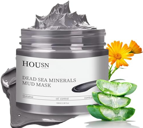 Maschera Viso,Argilla Maschera Pulizia Profonda Della Pelle,Maschera Rimozione Punti Neri e Affinamento Dei Pori,Controllo Dell'olio,Idratante,100g