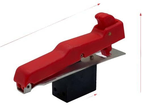 Interrupteur de sécurité verrouillable pour meuleuse d'angle 125 150 180 230 mm et machines de finition compatibles